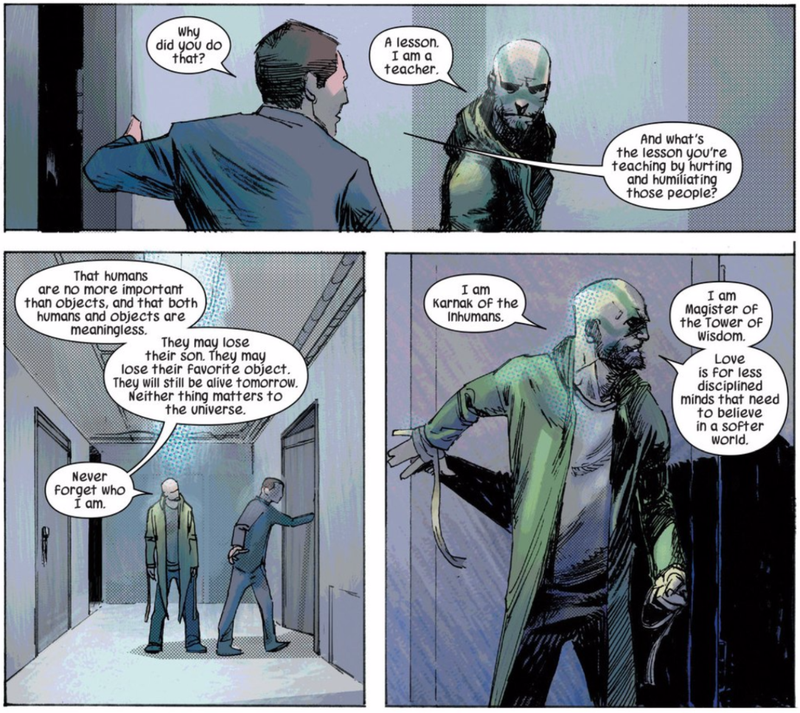 Illustration for article titled Karnak Is The Biggest Jerk in The Marvel Universe Right Now